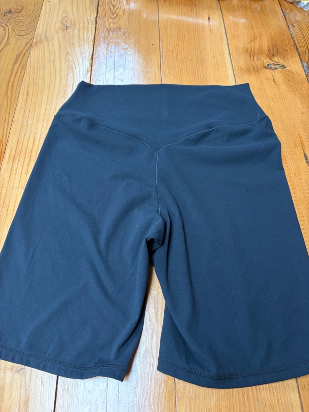 High-Rise Black Women's Bike Shorts